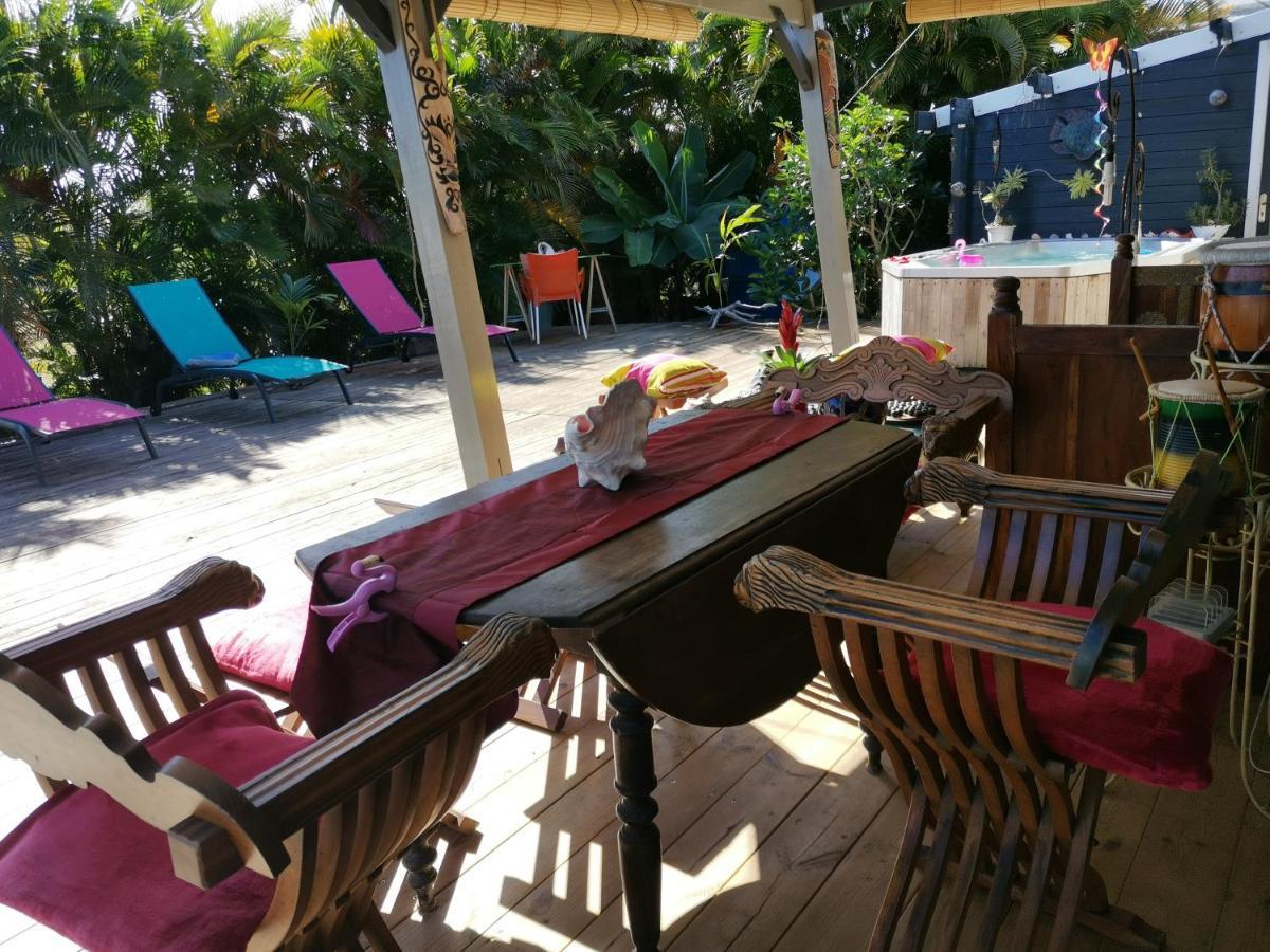 Bungalow La Perle - Jacuzzi - Piscine Saint-Francois  Ngoại thất bức ảnh